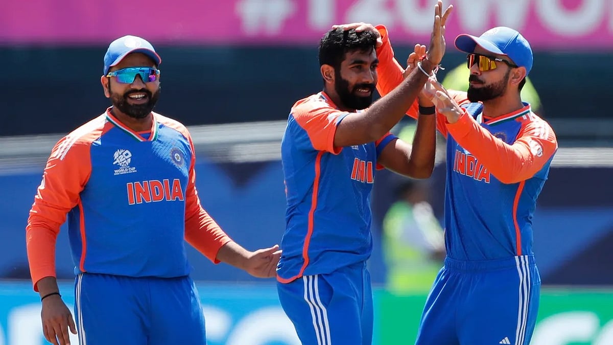 Jasprit Bumrah took 3 wickets against Pakistan to seal the win for India. - BCCI