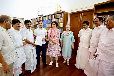 UDF leaders hand over certificate to RAGA