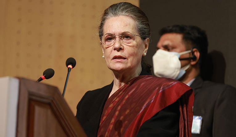 PTI : Congress leader Sonia Gandhi |