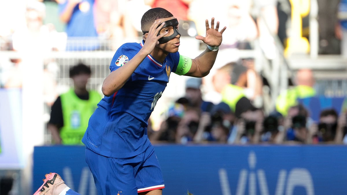 Kylian Mbappe and his France team-mates face Belgium on Monday - null