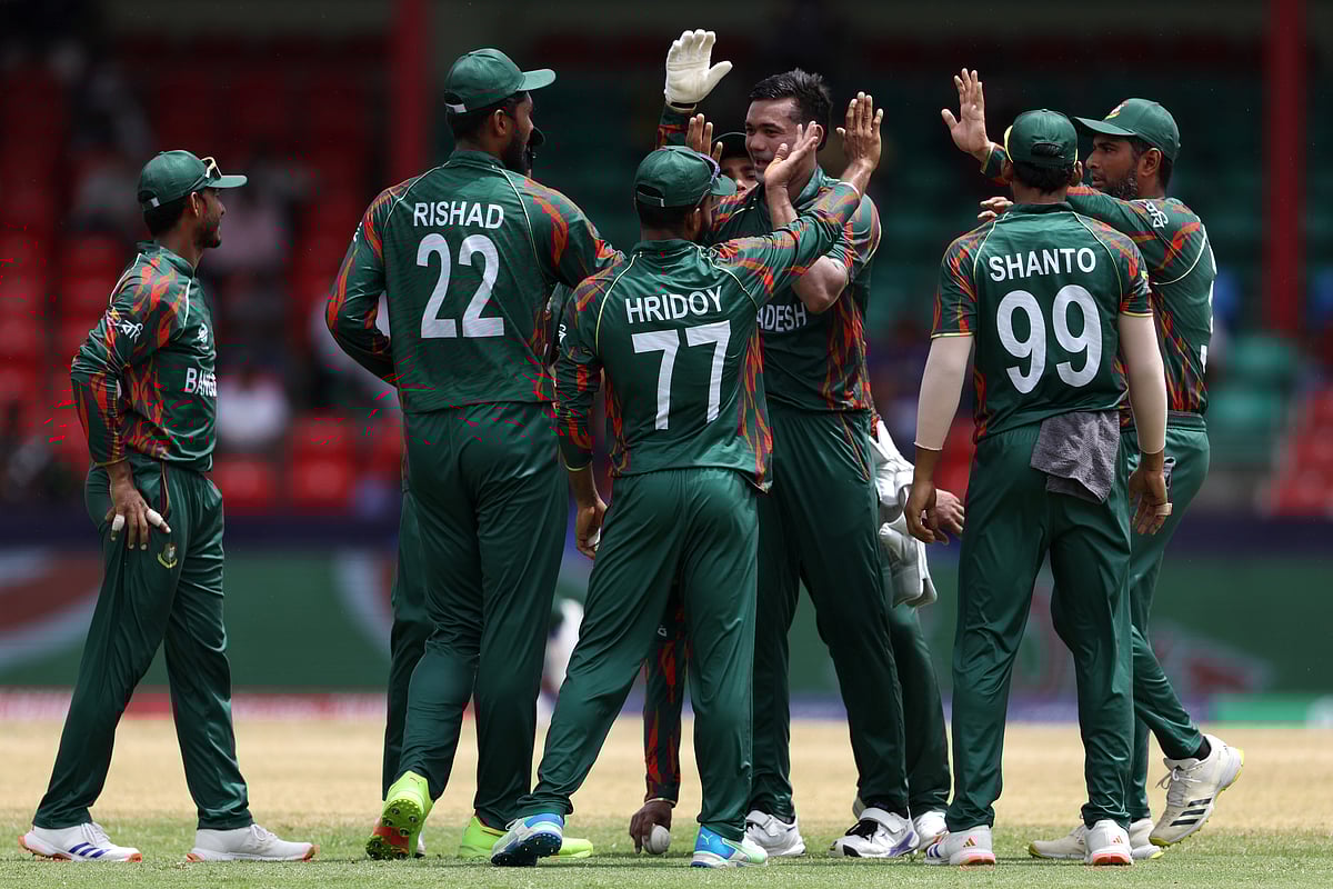 Bangladesh Cricket Team are in the Super 8 stage of the ICC T20 World Cup 2024. - X/BCBtigers