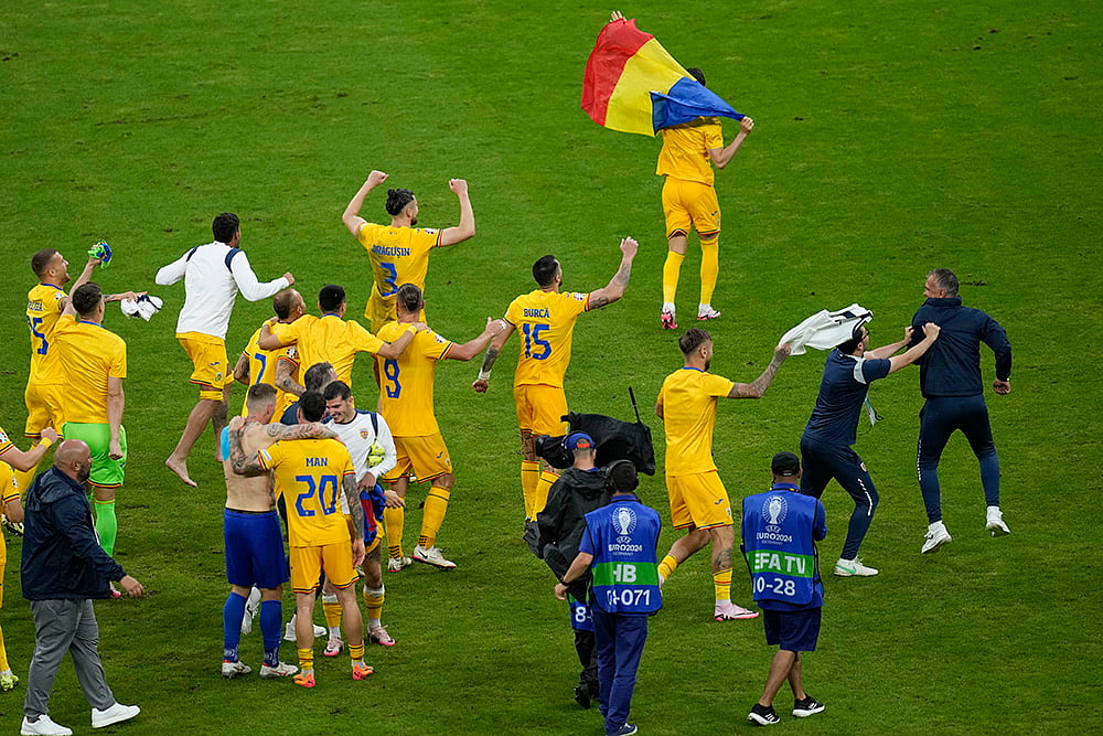 | Photo: AP/Darko Vojinovic : UEFA Euro 2024: Slovakia vs Romania