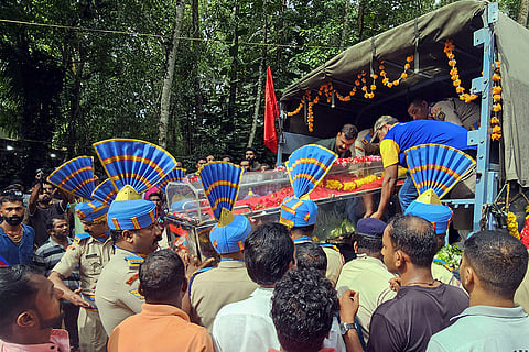 Funeral of CRPF constable killed in Naxal attack