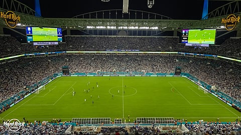 The Hard Rock Stadium in Florida