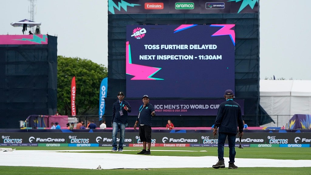 AP/Lynne Sladky : India's match against Canada was washed out earlier in the T20 World Cup