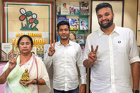 CM Mamata, Abhishek with I-PAC chief
