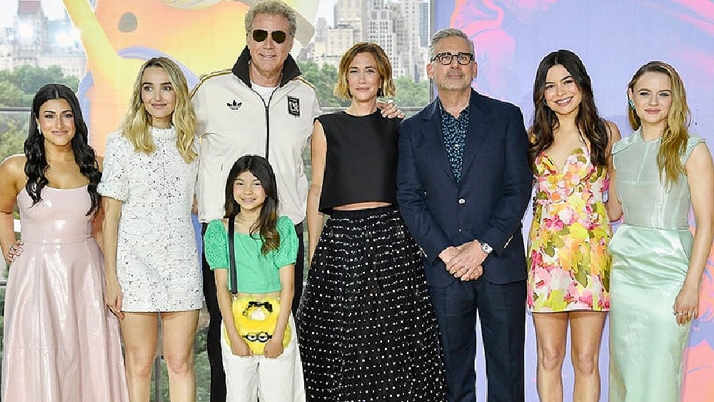 Evan Agostini : Dana Gaier, Chloe Fineman, Will Ferrell, Madison Polan, Kristen Wiig, Steve Carell, Miranda Cosgrove And Joey King
