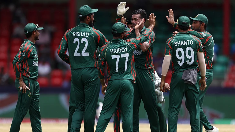 Bangladesh Cricket Team are in the Super 8 stage of the ICC T20 World Cup 2024. - ICC