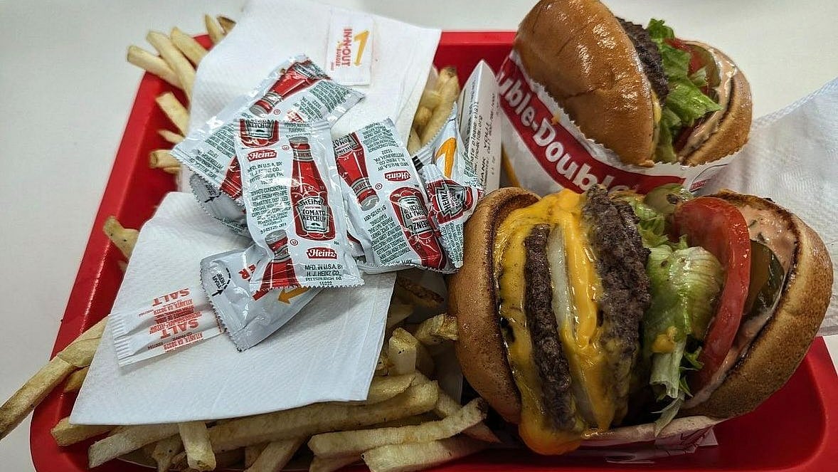 X : In-N-Out Burger Combo 