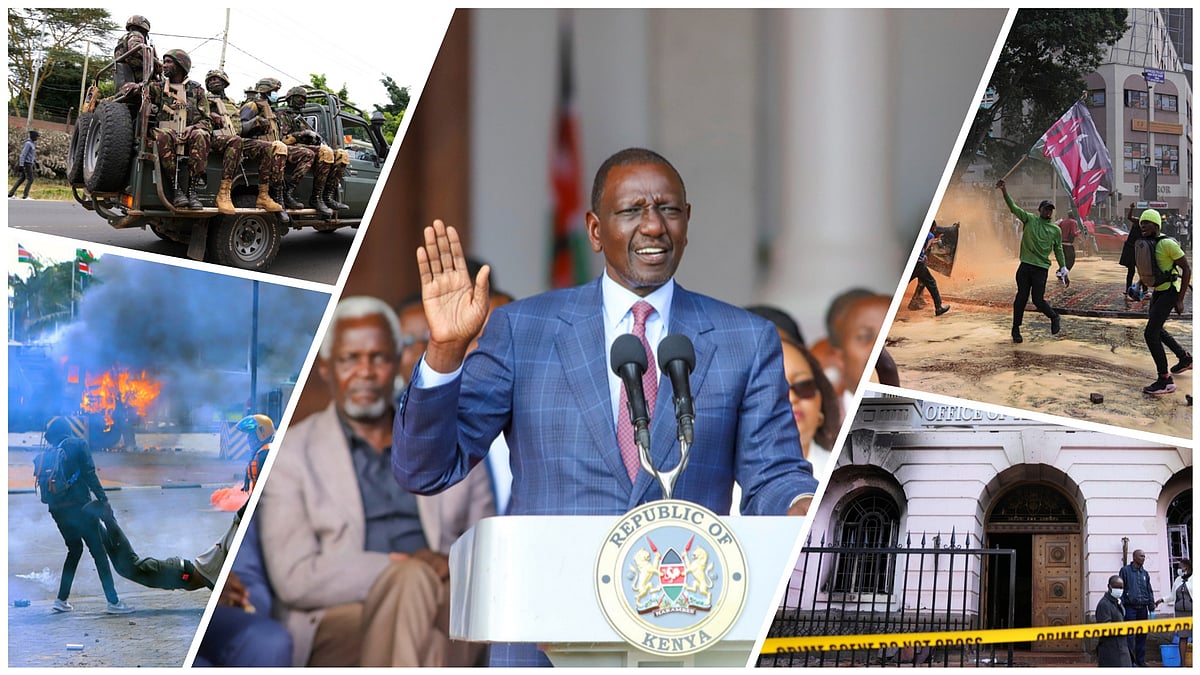 Kenya Protests: Despite President Ruto's U-Turn On Tax Bill, Security Increased Across Nairobi  - AP 