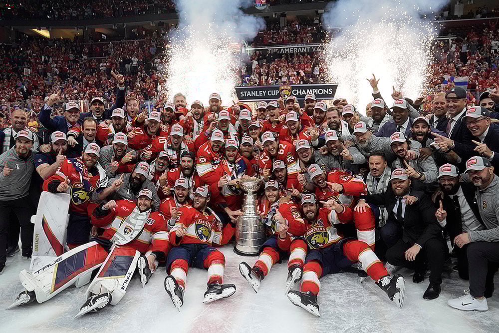 | Photo: AP/Wilfredo Lee : NHL Stanley Cup Final: Florida Panthers vs Edmonton Oilers