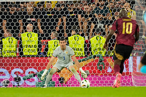 Romania's goalkeeper Florin Nita