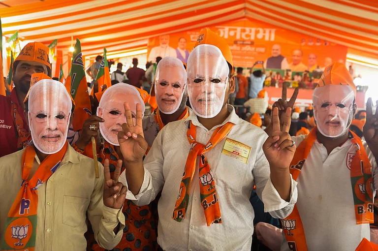 The NDA, however, seems to not be achieving its target of 400-plus seats, as per projections by pollsters. 
 - PTI