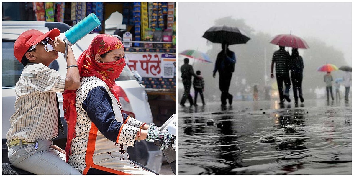 PTI : IMD predicts both heatwave and rainfall for different states |