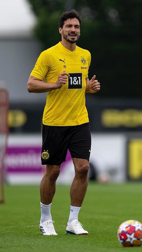 Mats Hummels in BVB training.