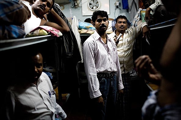 Photo via Getty : Migrant Worker Exploitation Fuels Construction Boom In United Arab Emirates