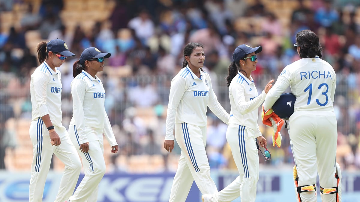 X/@bcci : India posted the biggest ever total in the history of women's Test cricket by scoring a mammoth 603 for six