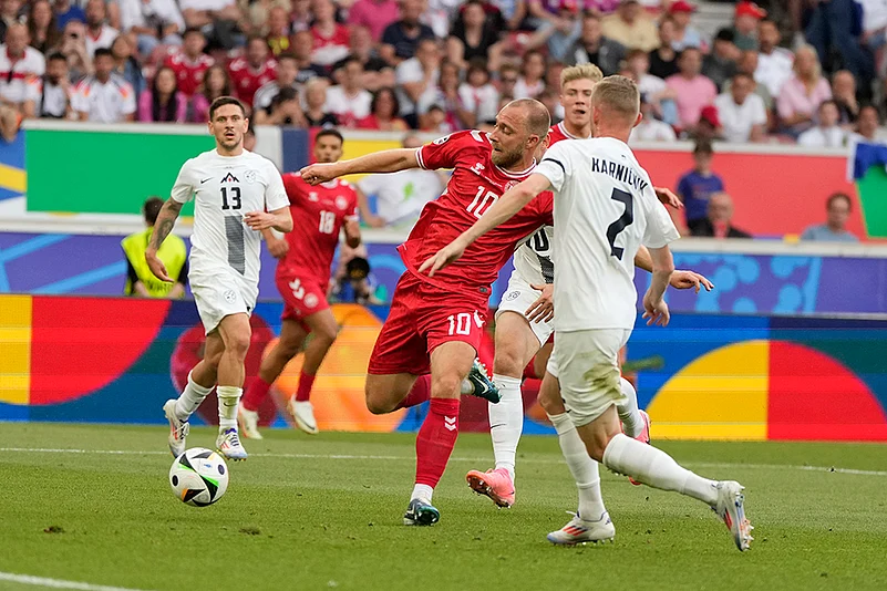 Euro 2024 Soccer Slovenia Denmark photos_6