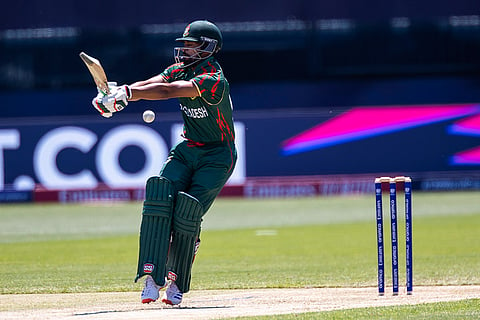 Bangladesh's captain Najmul Hossain Shanto