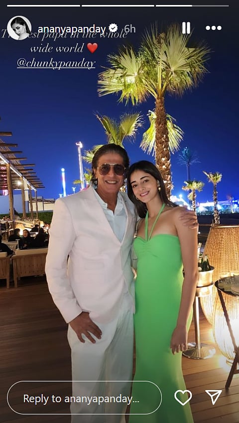 Ananya Panday on Instagram Stories