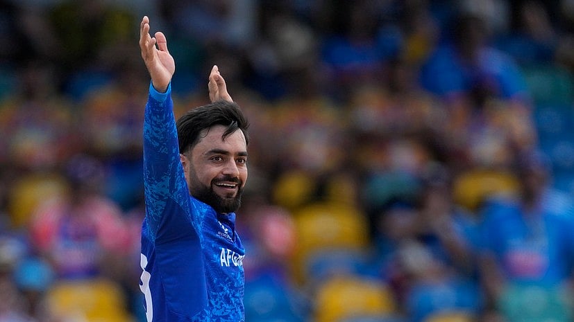 AP/Ricardo Mazalan : Afghanistan captain Rashid Khan