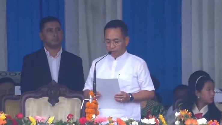 Prem Singh Tamang Takes Oath | - PTI