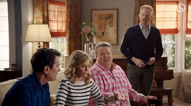 Modern Family Cast Reunites For WhatsApp Commercial: Phil, Claire, Cam, And Mitchell Return To The Dunphy Household!