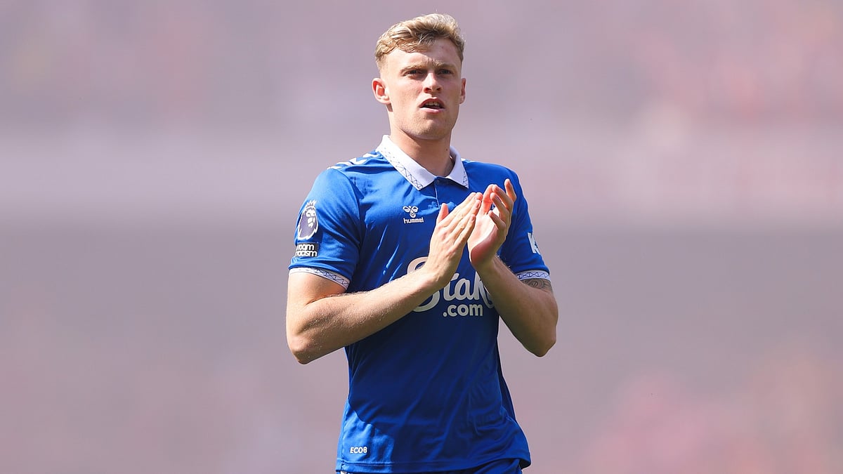 Everton defender Jarrad Branthwaite - null