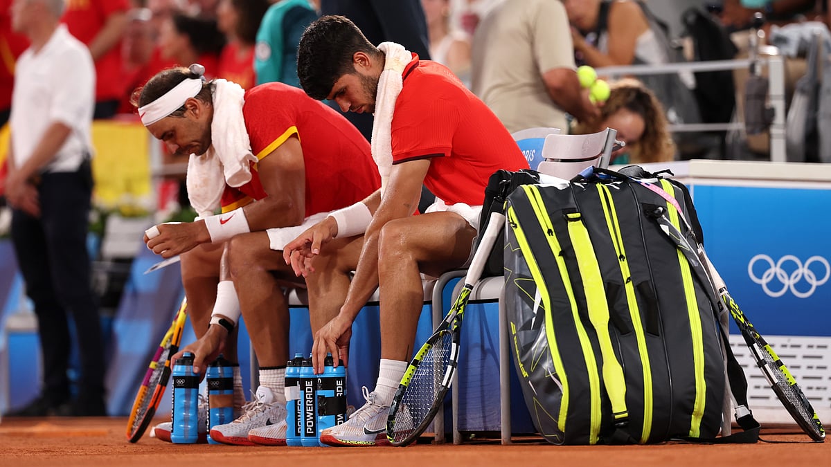 Rafael Nadal and Carlos Alcaraz bowed out of the Paris Olympics in the quarter-finals