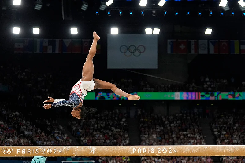 2024 Paris Summer Olympics Day 4 Photo Gallery_Simone Biles_womens artistic gymnastics
