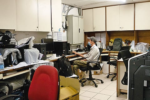 Glimpses from behind the scenes at Outlook’s AB-10 office