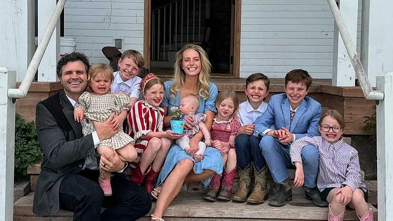 The article reveals issues such as severe exhaustion and a lack of childcare, contrasting with her glamorous social media portrayal.  - Ballerina Farm on Instagram