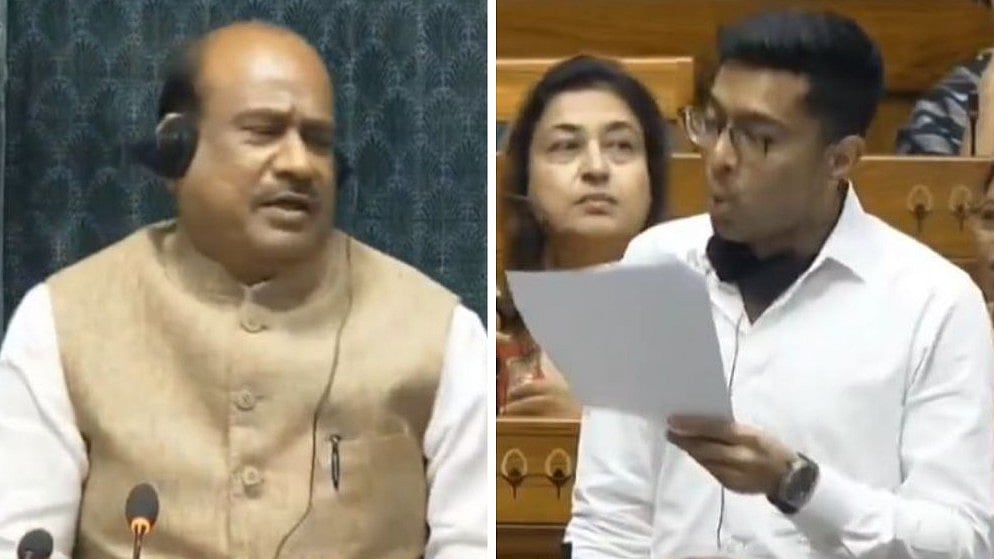 Om Birla Vs TMC’s  Abhishek Banerjee 