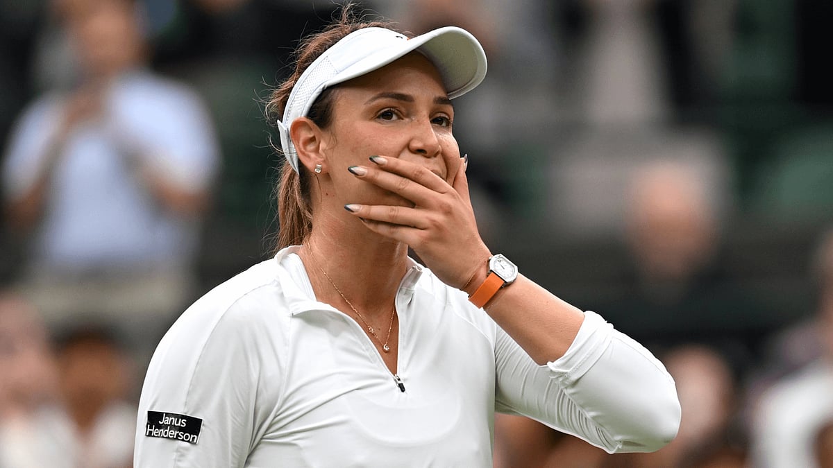 Donna Vekic after her Wimbledon semi-final defeat
