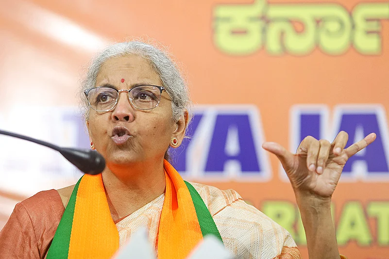 Finance Minister Nirmala Sitharaman press conference in Karnataka