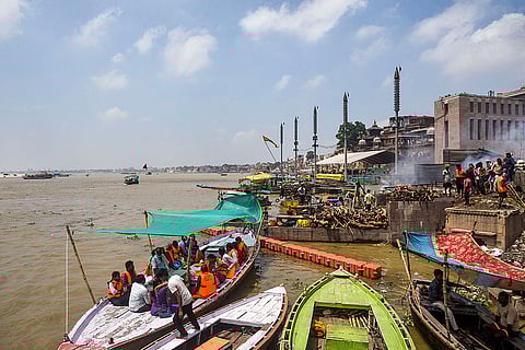 Water level of Ganga river rises