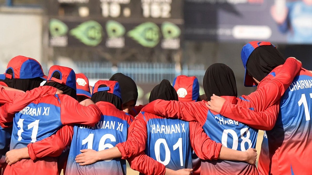 Afghanistan Womens Cricket Team X ACB Officials
