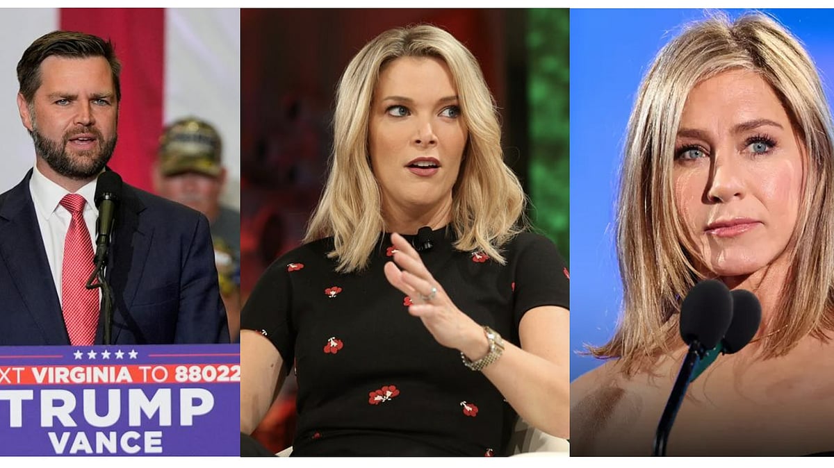 JD Vance, Megyn Kelly and Jennifer Aniston