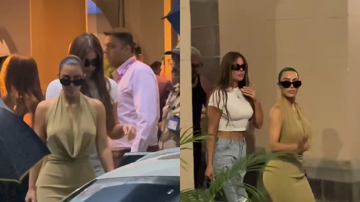 Instagram @viralbhayani : Kim Kardashian and Khloe Kardashian arrive in Mumbai for Anant-Radhika's wedding