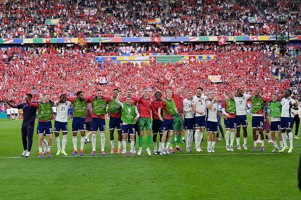 Photo: AP/Martin Meissner : Euro 2024 Soccer: England Switzerland
