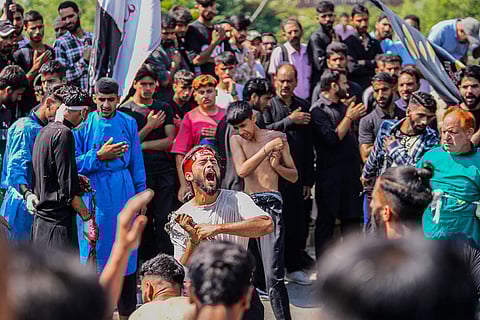 Muharram procession in Srinagar