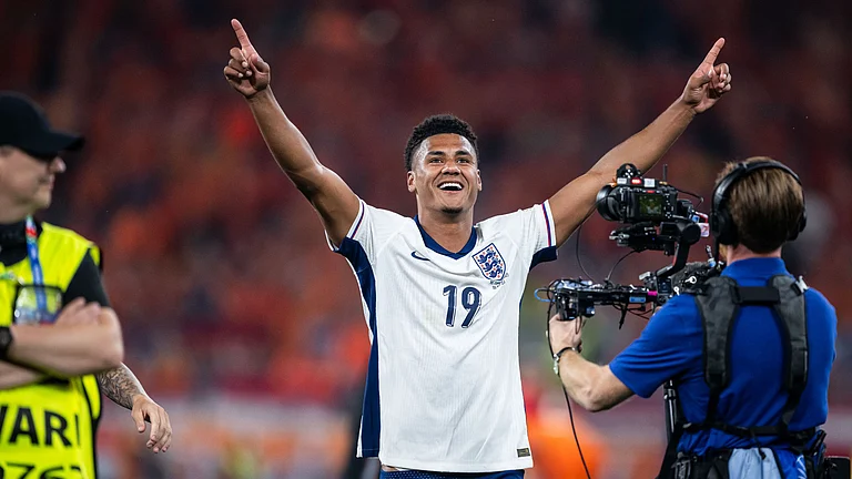 England's Ollie Watkins scored the goal to take them to the Euro 2024 final - null