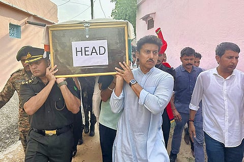 Funeral of Sepoy Bijendra Kumar