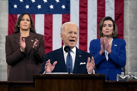 President Joe Biden, VP Kamala Harris and First lady Jill Biden.