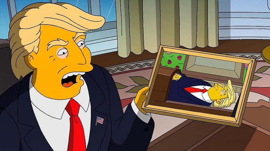 X : Social media reacts to claims of the Simpsons predicting Donald Trump's attack