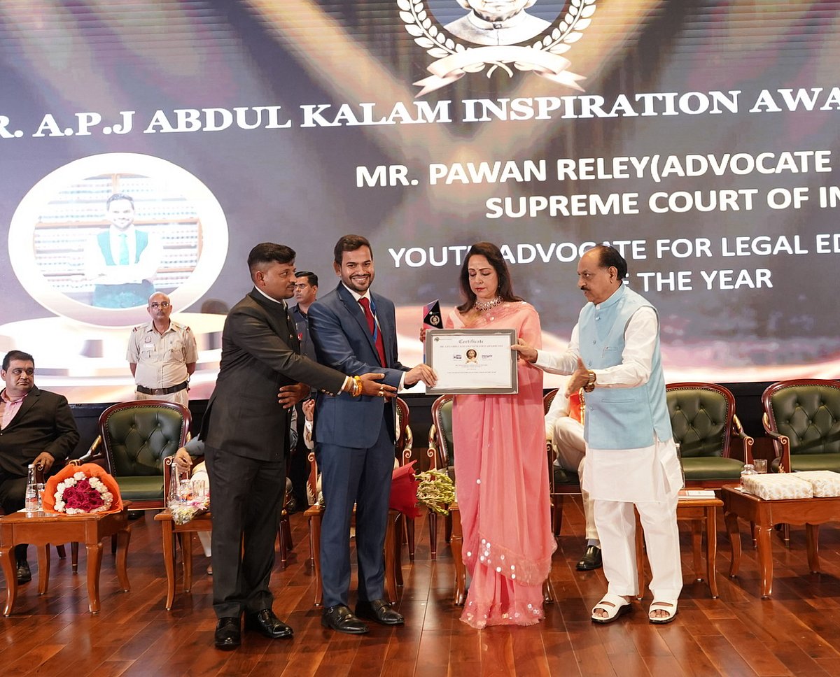 Advocate Pawan Reley Receives APJ Abdul Kalam Inspiration Award 2024