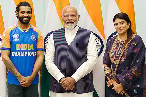Indian Cricket team meets PM