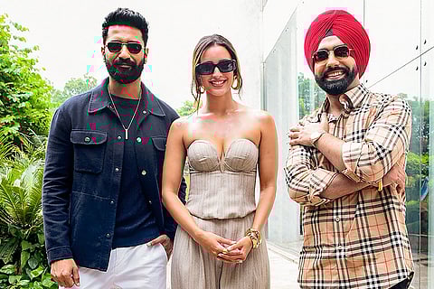 Actors Vicky Kaushal, Tripti Dimri and Ammy Wirk