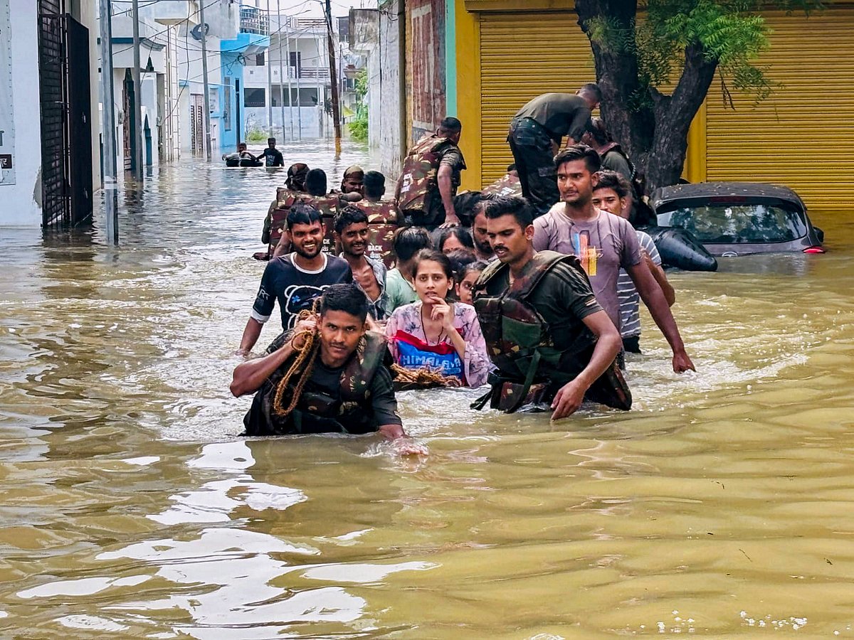 PTI : Floods in Uttar Pradesh