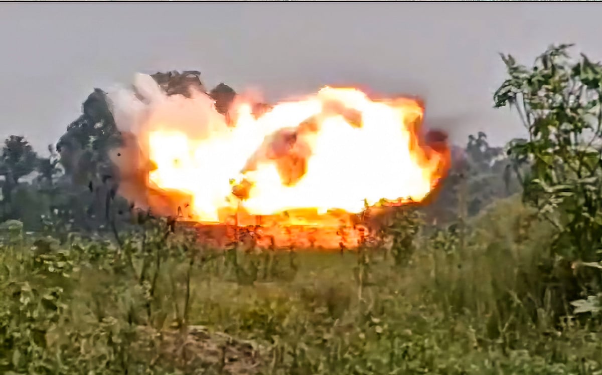 PTI :  
Undetonated WW-II bomb in WB's Jhargram